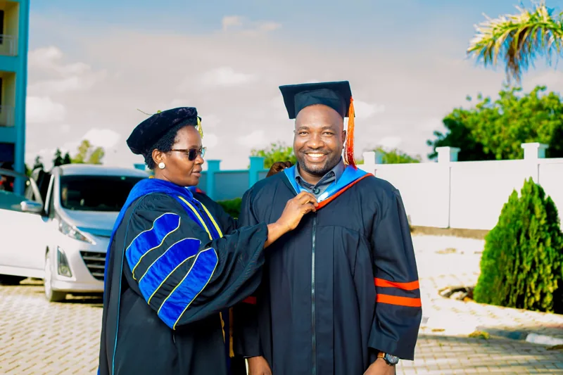 Members of the ACTS community pictured at graduation.